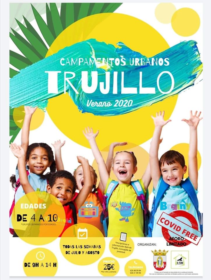 Campamento urbano de verano 2020 - Trujillo (Cáceres)