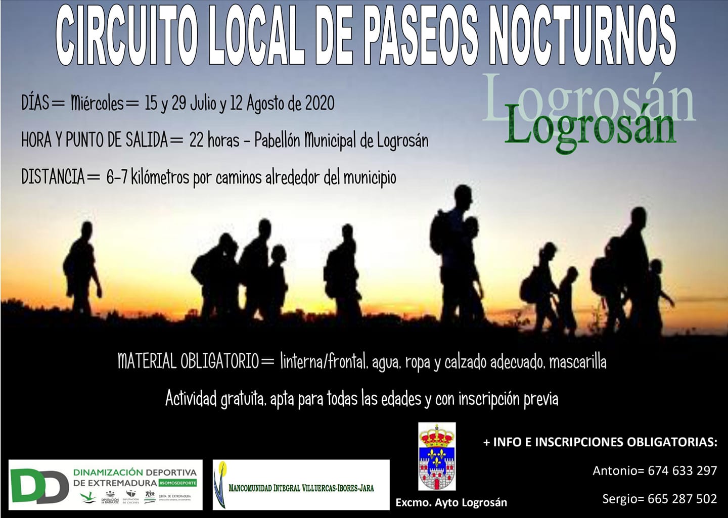 Circuito local de paseos nocturnos 2020 - Logrosán (Cáceres)