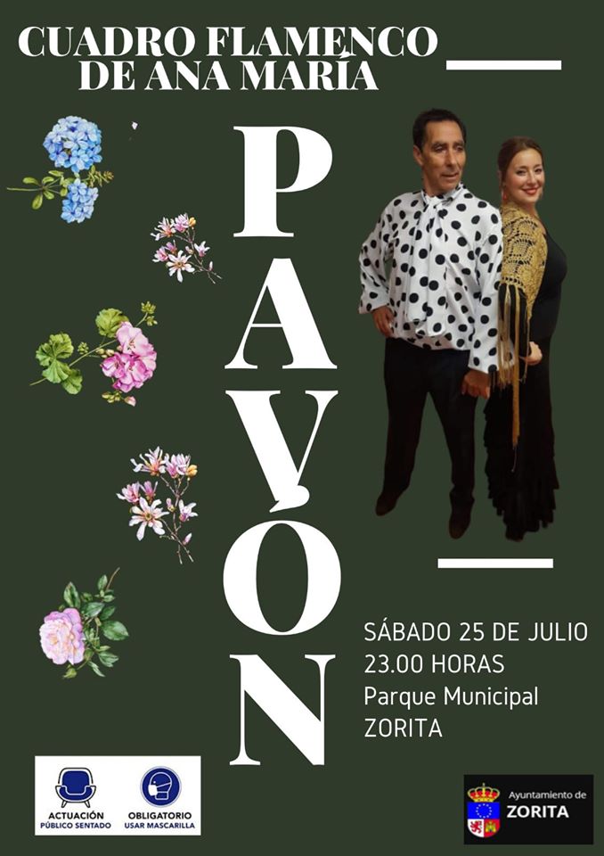 Cuadro flamenco de Ana María Pavón 2020 - Zorita (Cáceres)