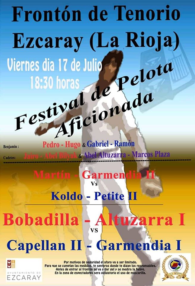 Festival de pelota aficionada 2020 - Ezcaray (La Rioja)