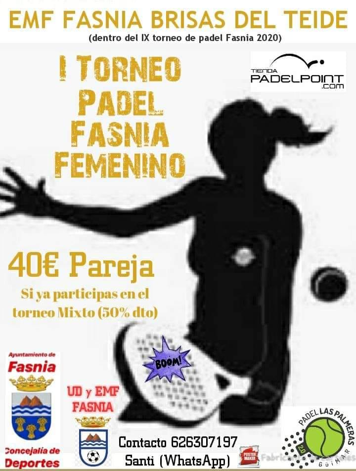 I torneo de pádel femenino - Fasnia (Santa Cruz de Tenerife)