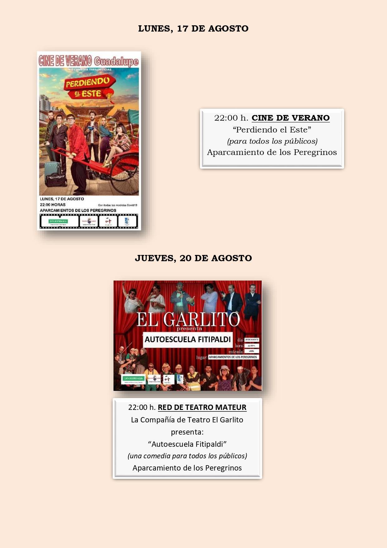 Programa cultural de verano 2020 - Guadalupe (Cáceres) 6