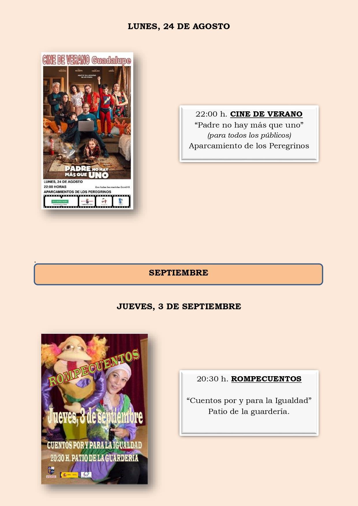 Programa cultural de verano 2020 - Guadalupe (Cáceres) 7
