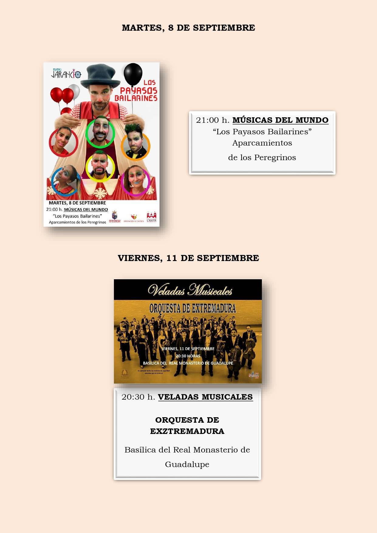 Programa cultural de verano 2020 - Guadalupe (Cáceres) 9