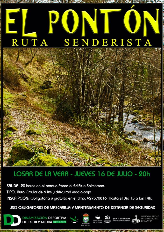 Ruta senderista El Pontón 2020 - Losar de la Vera (Cáceres)