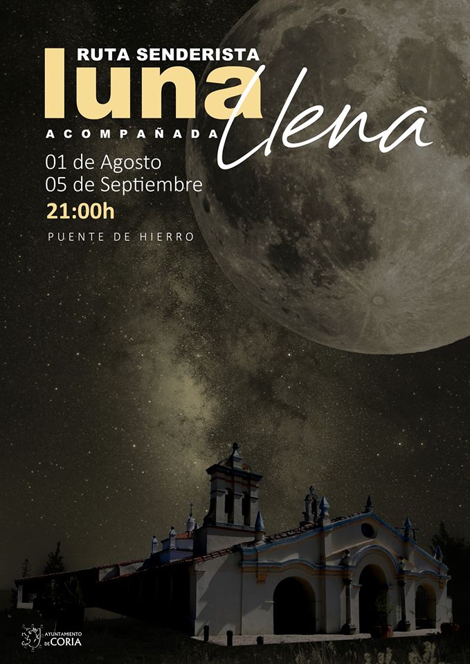 Ruta senderista luna llena 2020 - Coria (Cáceres)