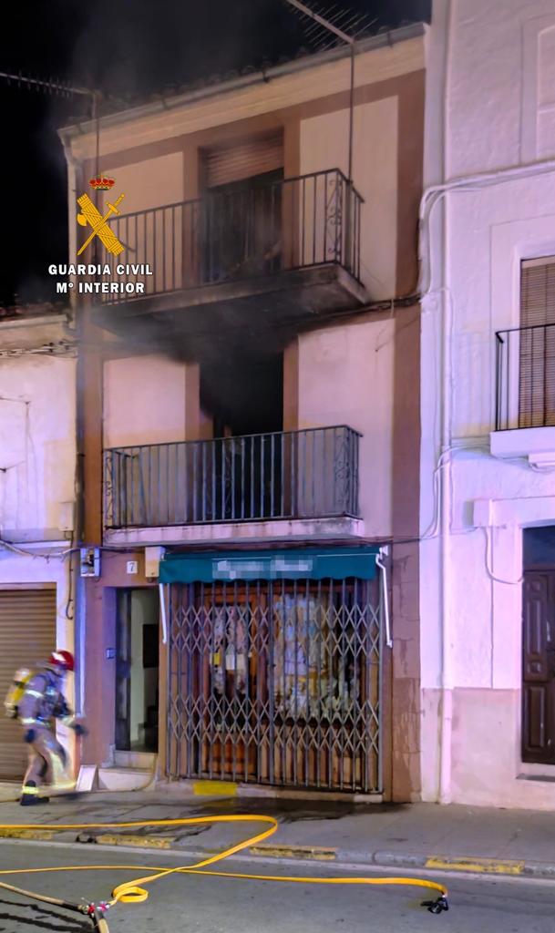 Se incendia una vivienda julio 2020 - Guadalupe (Cáceres) 1