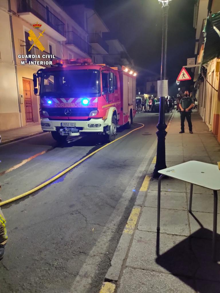 Se incendia una vivienda julio 2020 - Guadalupe (Cáceres) 2