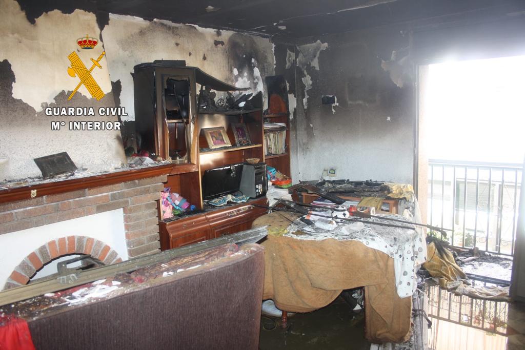 Se incendia una vivienda julio 2020 - Guadalupe (Cáceres) 5