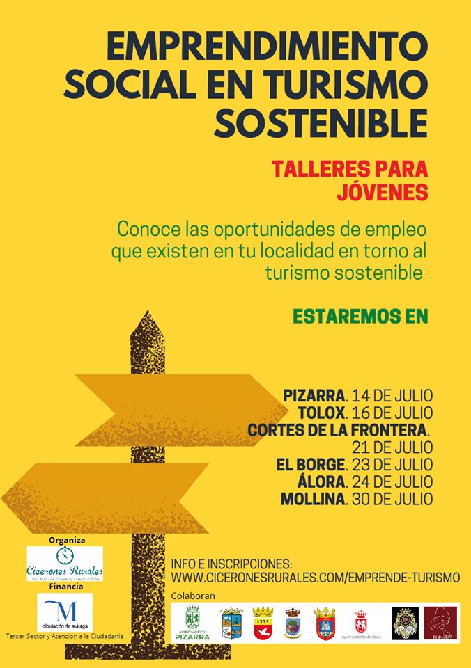 Taller de emprendimiento social en turismo sostenible 2020 - Mollina (Málaga)