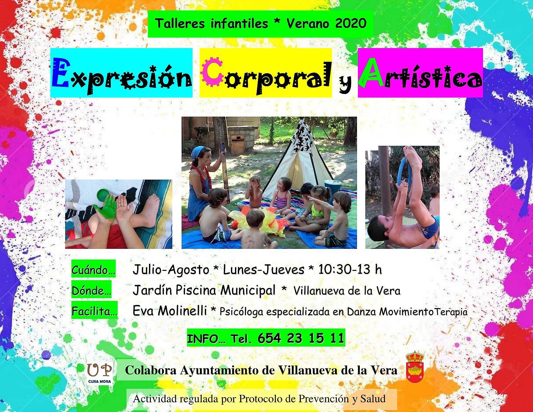 Taller de expresión corporal y artística 2020 - Villanueva de la Vera (Cáceres)