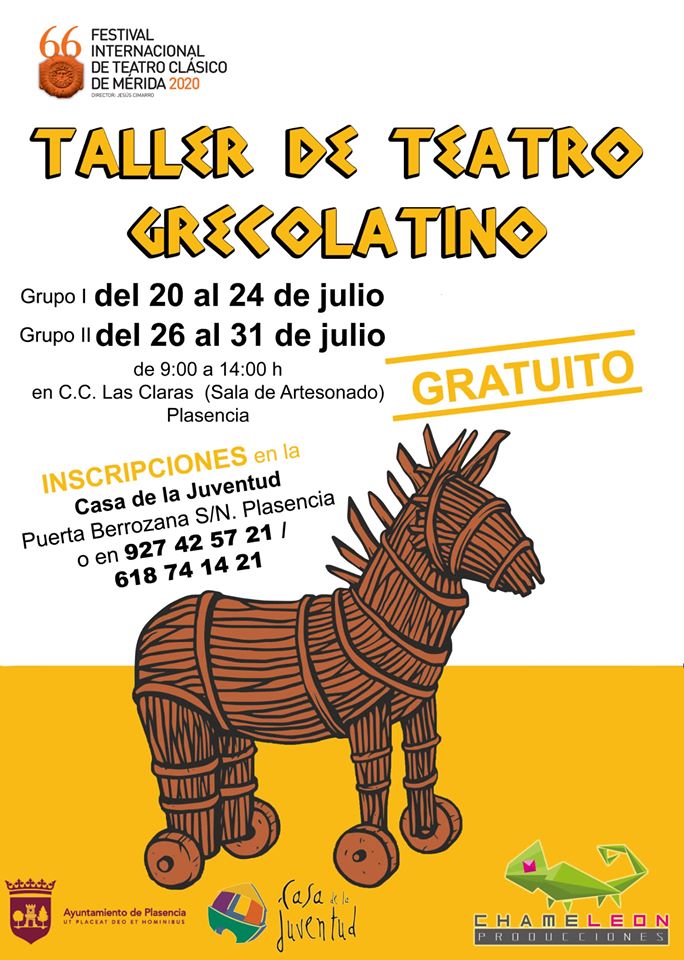 Taller de teatro grecolatino 2020 - Plasencia (Cáceres)