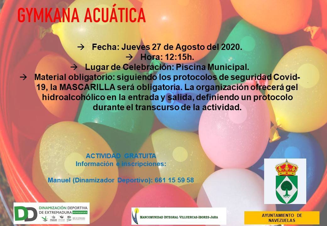 Gymkana acuática (2020) - Navezuelas (Cáceres)