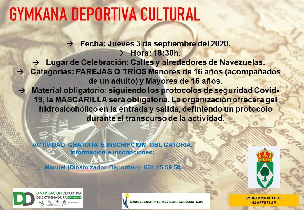Gymkana deportiva cultural (septiembre 2020) - Navezuelas (Cáceres)