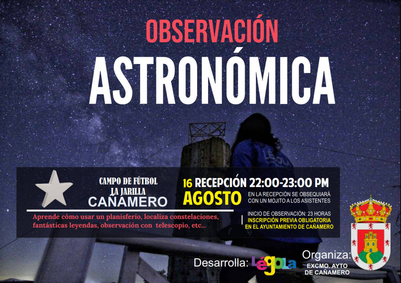 Observación astronómica (2020) - Cañamero (Cáceres)