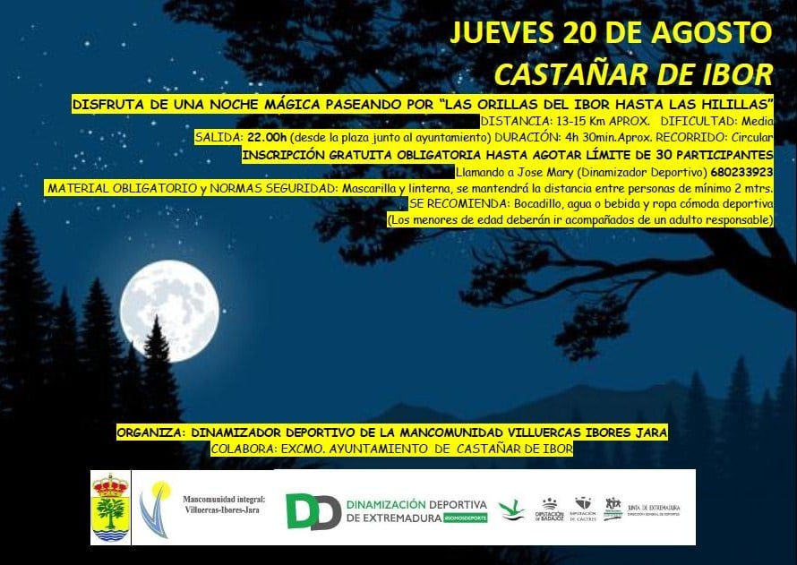Ruta nocturna (2020) - Castañar de Ibor (Cáceres)