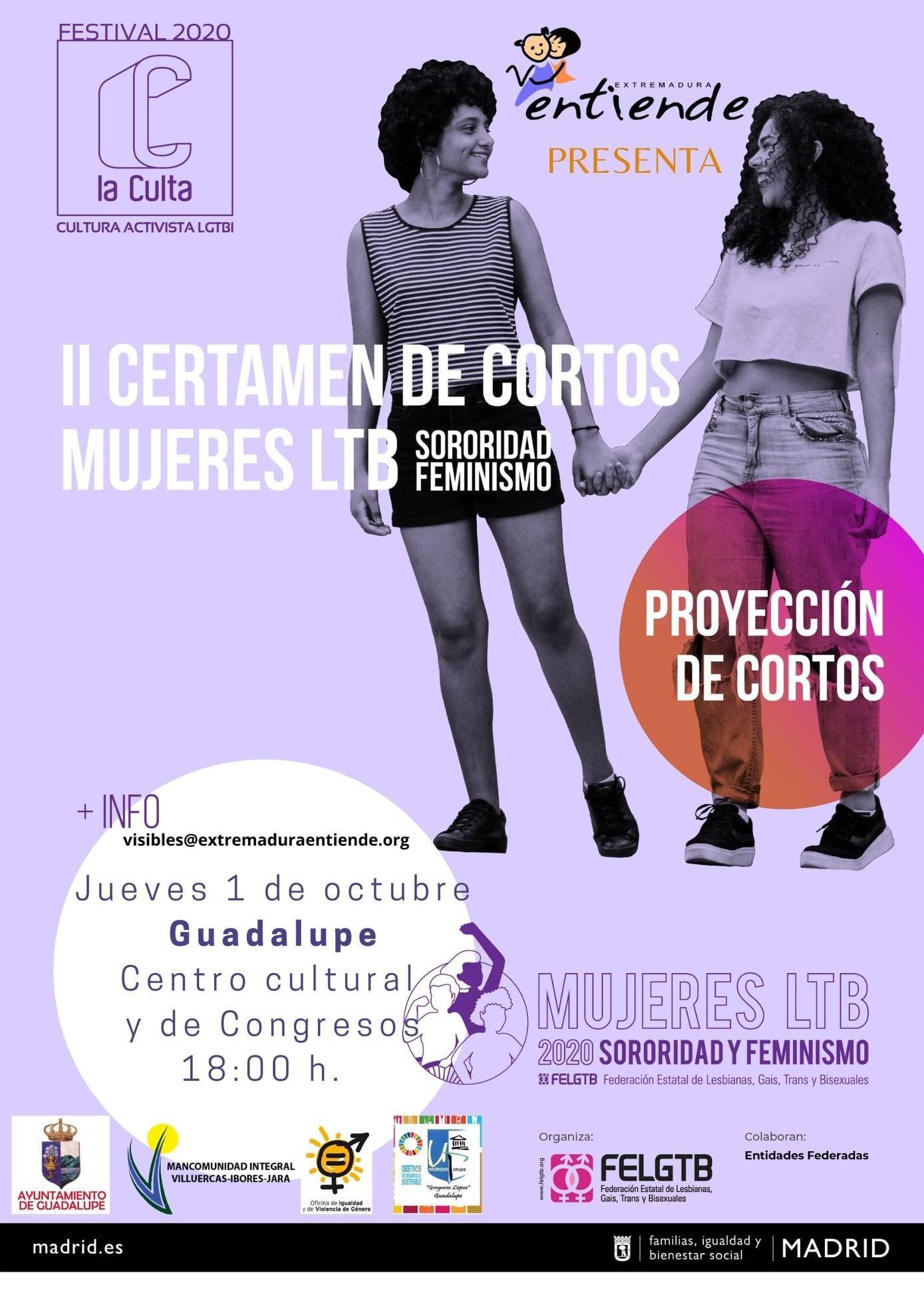 II certamen de cortos mujeres LTB - Guadalupe (Cáceres)