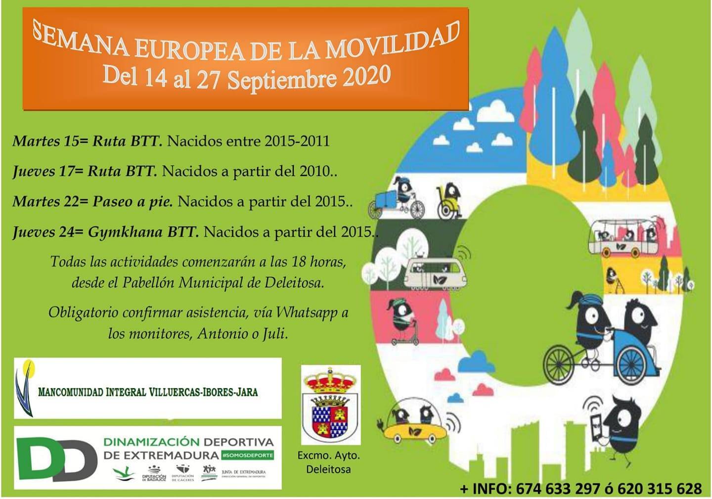 Semana Europea de la Movilidad (2020) - Deleitosa (Cáceres)