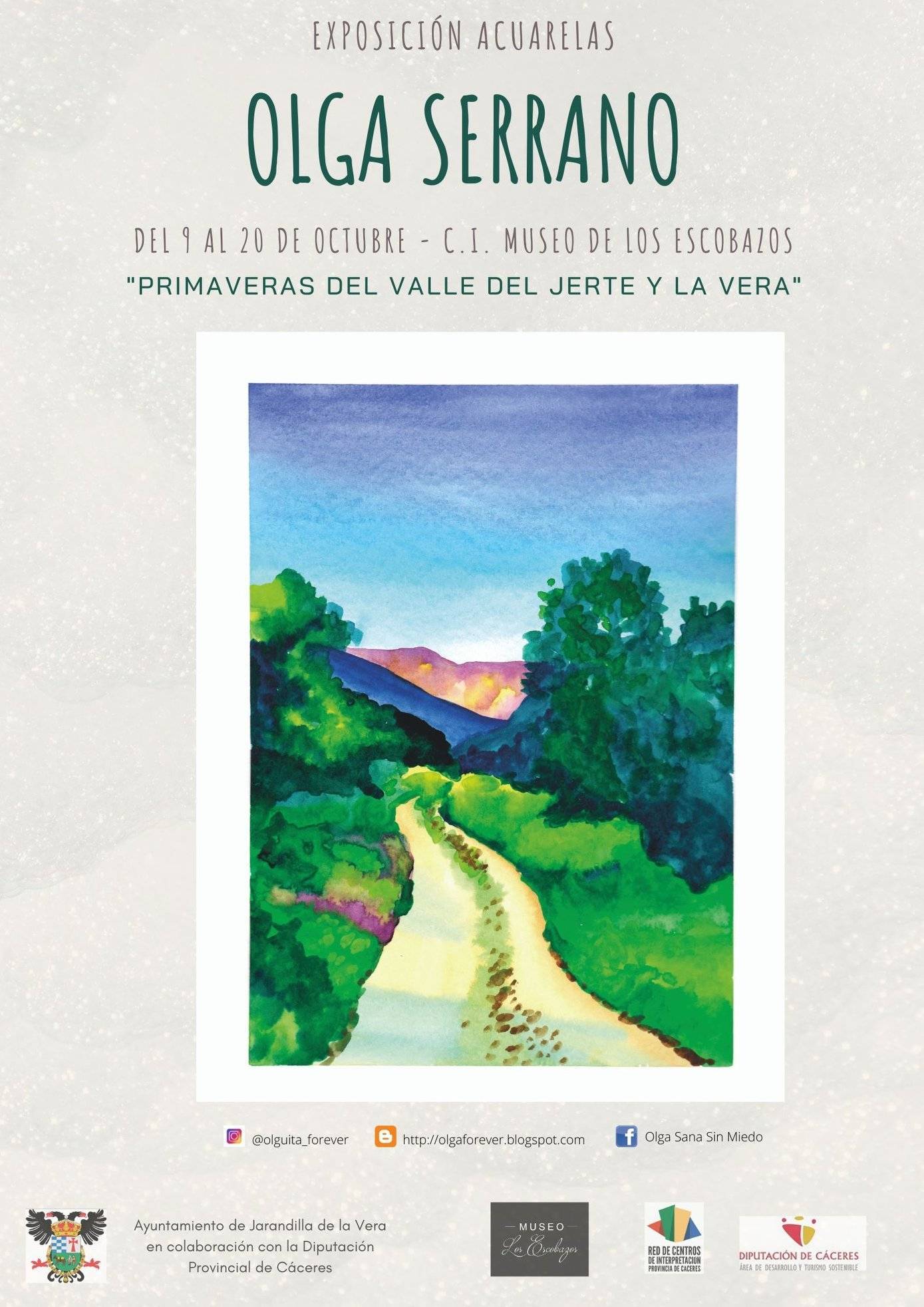 Exposición de acuarelas Olga Serrano (2020) - Jarandilla de la Vera (Cáceres)