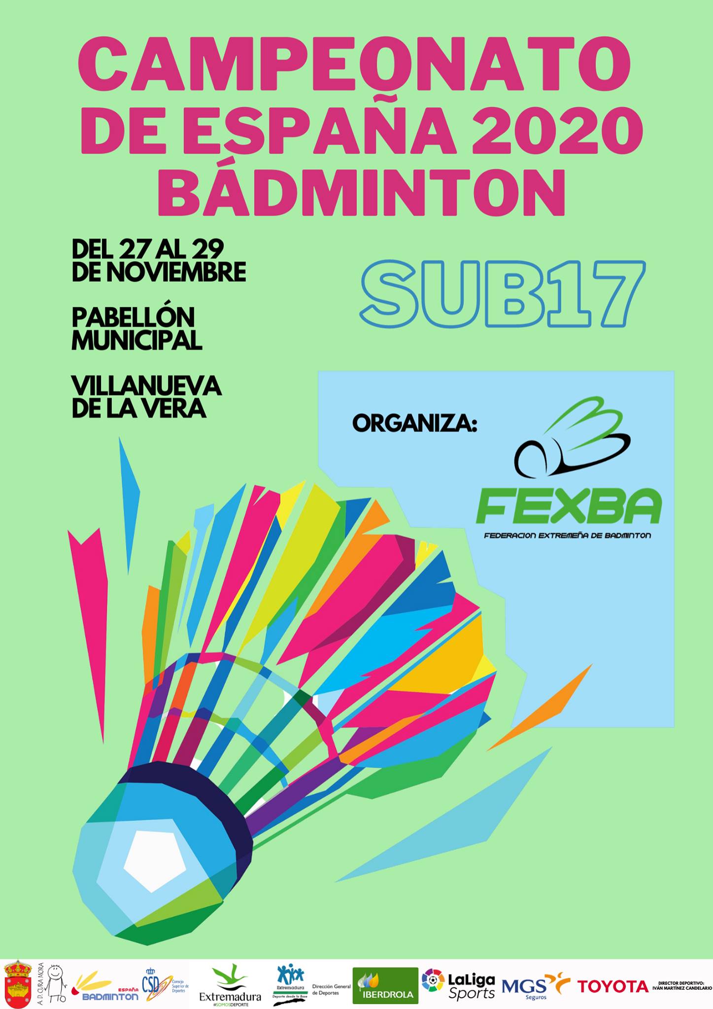 Campeonato de España de Bádminton Sub-17 (2020) - Villanueva de la Vera (Cáceres)