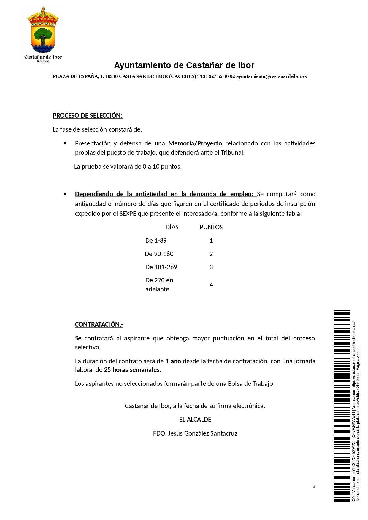Maestro especialista en educación infantil (2020) - Castañar de Ibor (Cáceres) 2