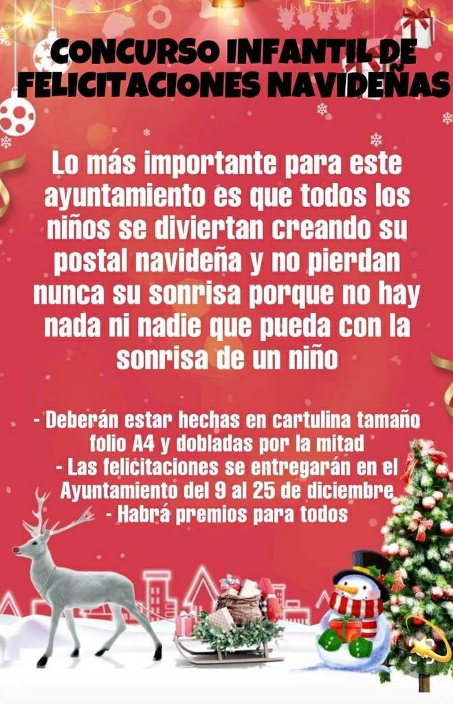 Concurso infantil de felicitaciones navideñas (2020) - Cañamero (Cáceres)