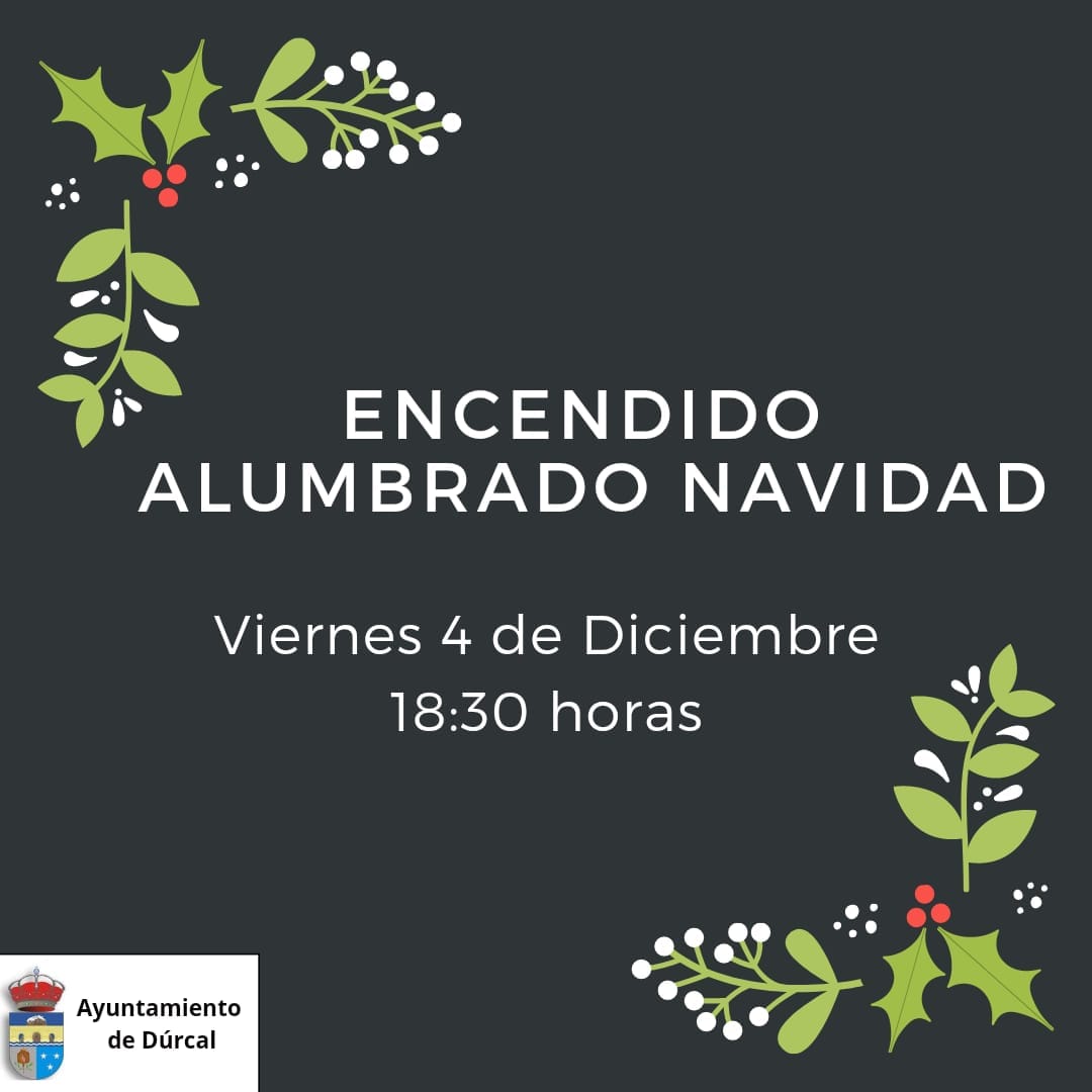 Encendido del alumbrado de Navidad (2020) - Dúrcal (Granada)