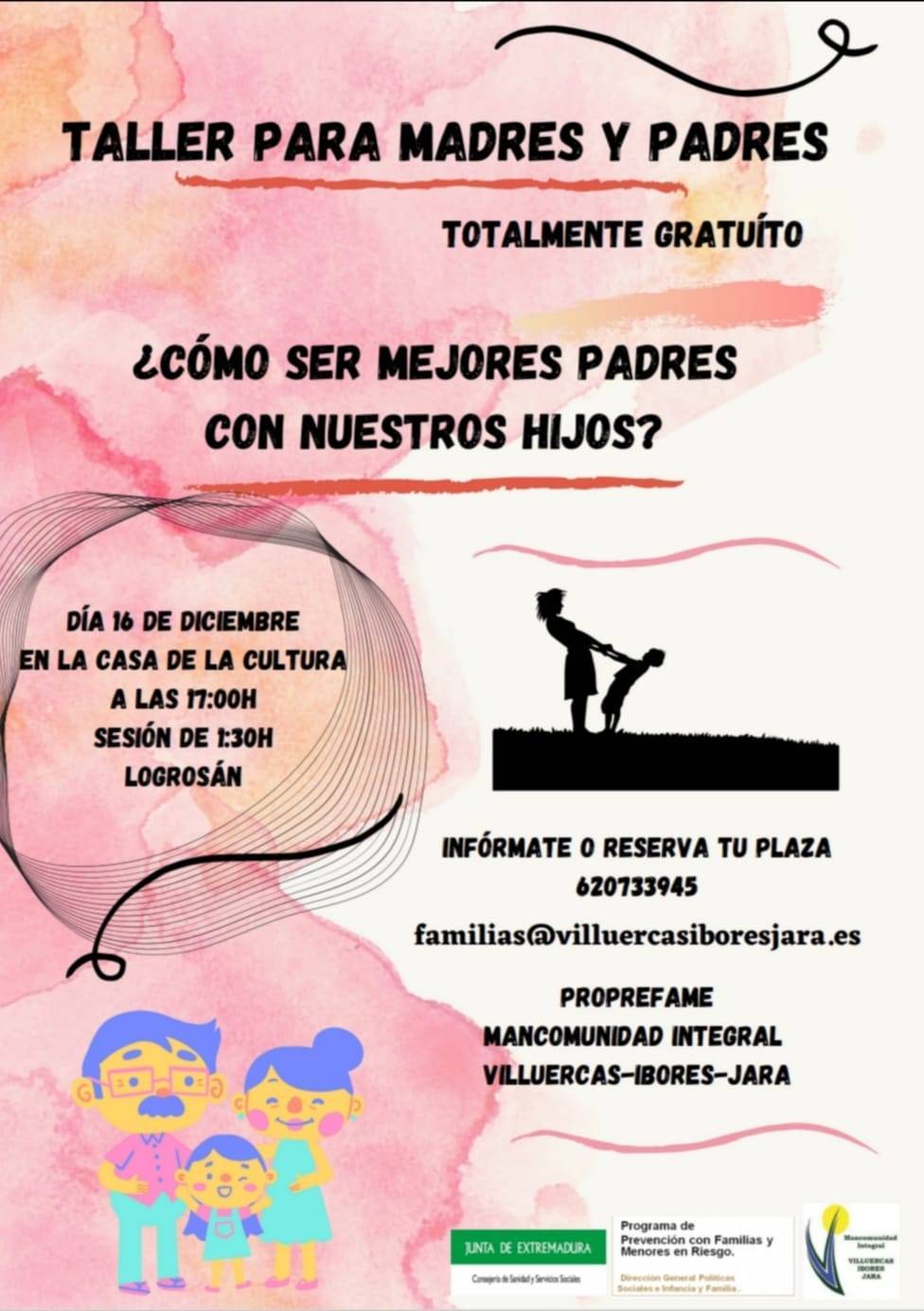 Taller para madres y padres (2020) - Logrosán (Cáceres)