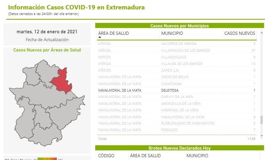 4 nuevos casos positivos de COVID-19 (enero 2021) - Deleitosa (Cáceres) 1