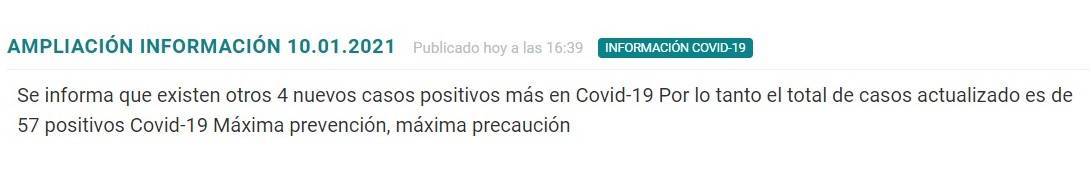 57 casos positivos y cierre perimetral por COVID-19 (enero 2021) - Madrigalejo (Cáceres) 1