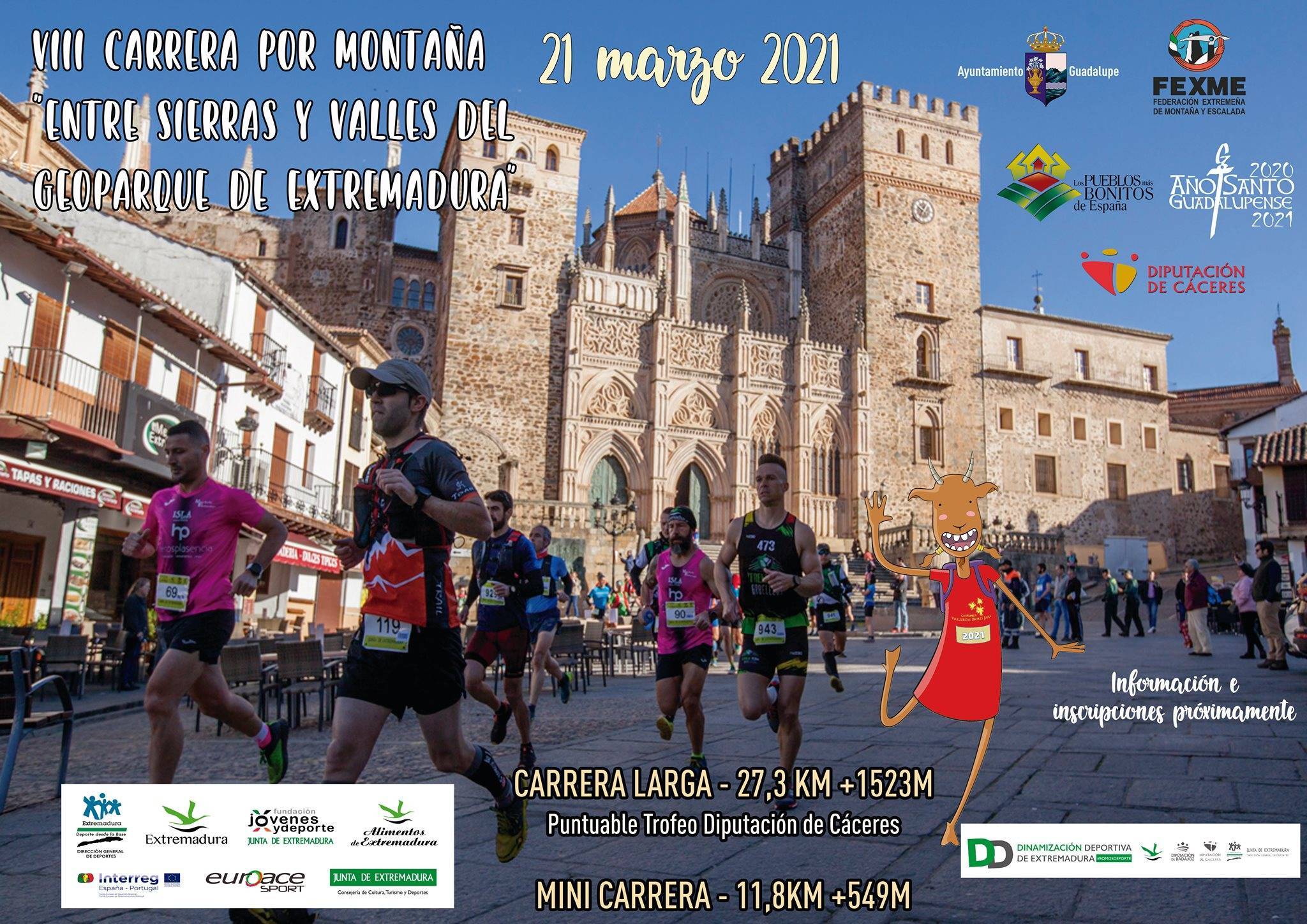 VIII carrera por montaña Entre sierras y valles del Geoparque de Extremadura - Guadalupe (Cáceres)