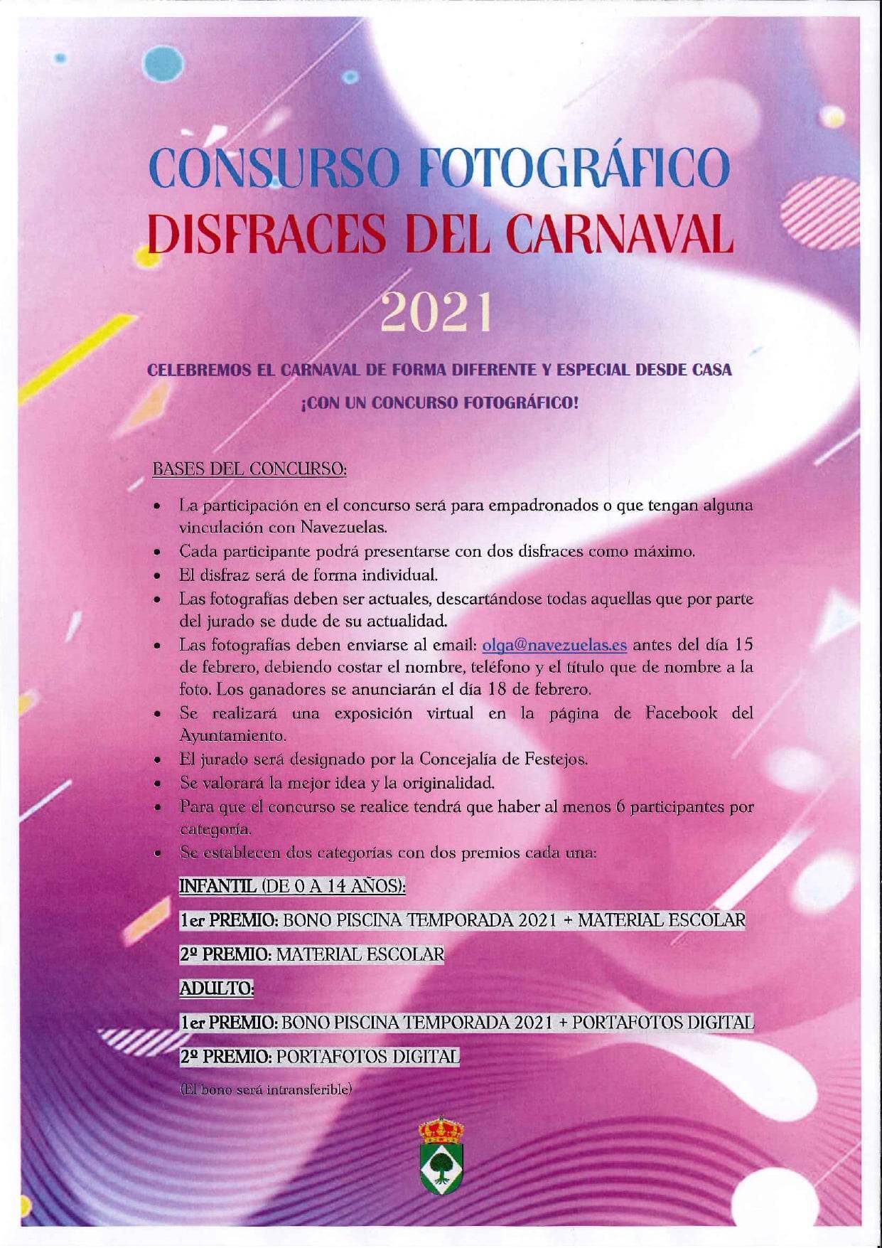 Concurso fotográfico de disfraces de carnaval (2021) - Navezuelas (Cáceres)