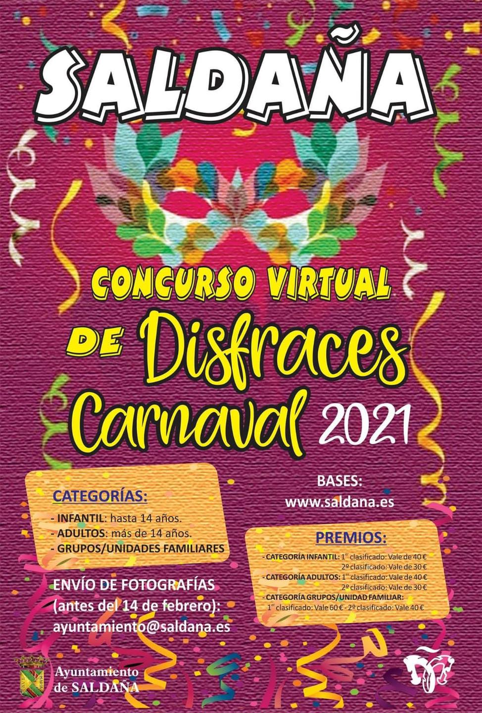 Concurso virtual de disfraces de carnaval (2021) - Saldaña (Palencia)