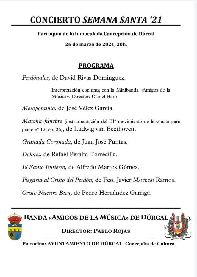 Concierto de Semana Santa (2021) - Dúrcal (Granada) 2