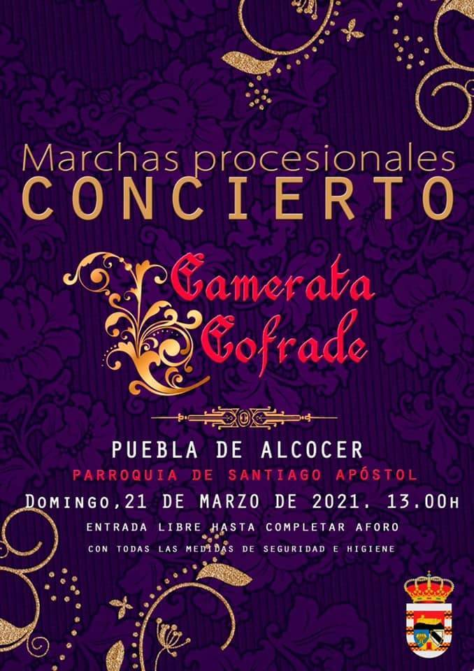 Concierto de marchas procesionales (2021) - Puebla de Alcocer (Badajoz)