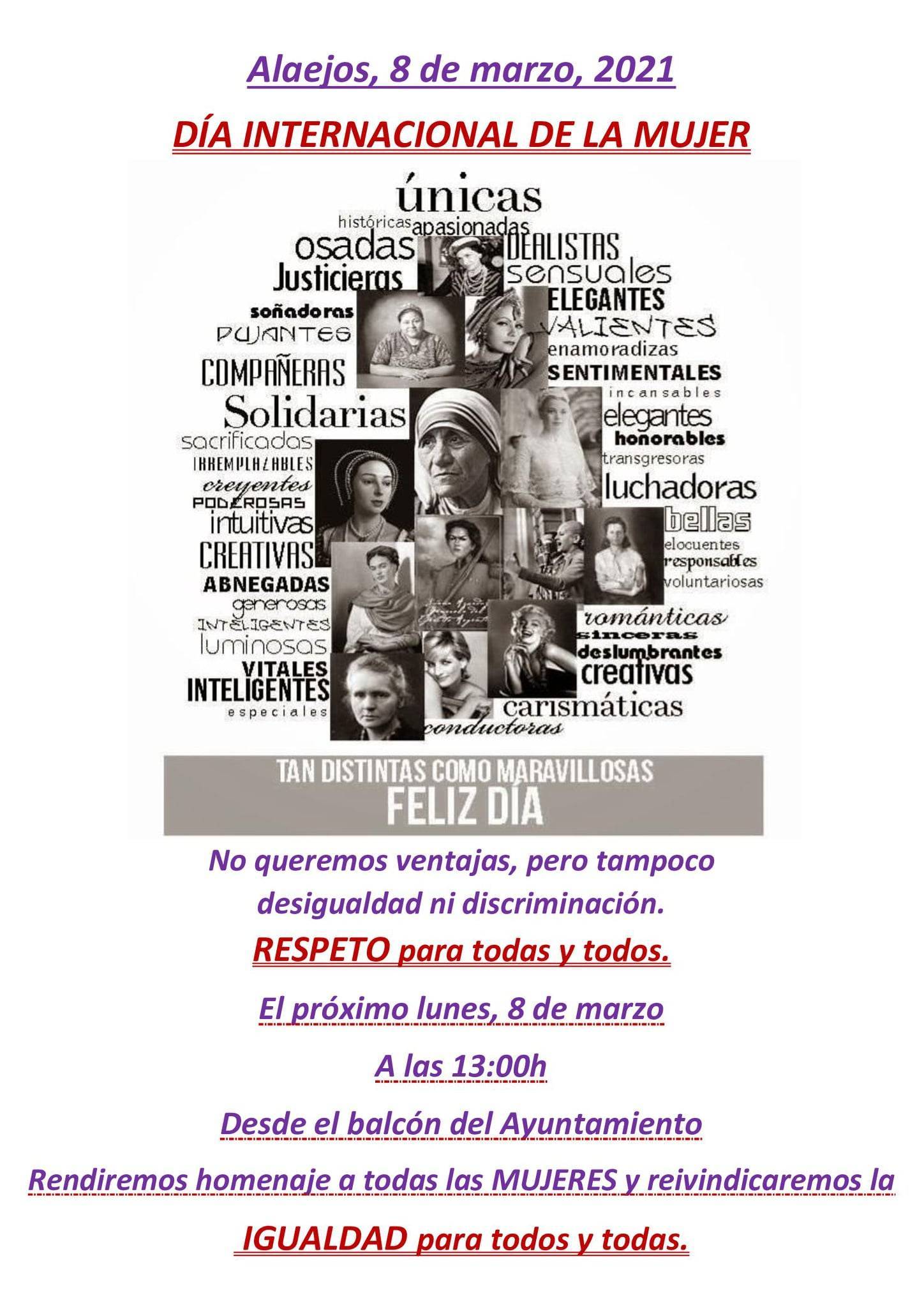 Día Internacional de la Mujer (2021) - Alaejos (Valladolid)