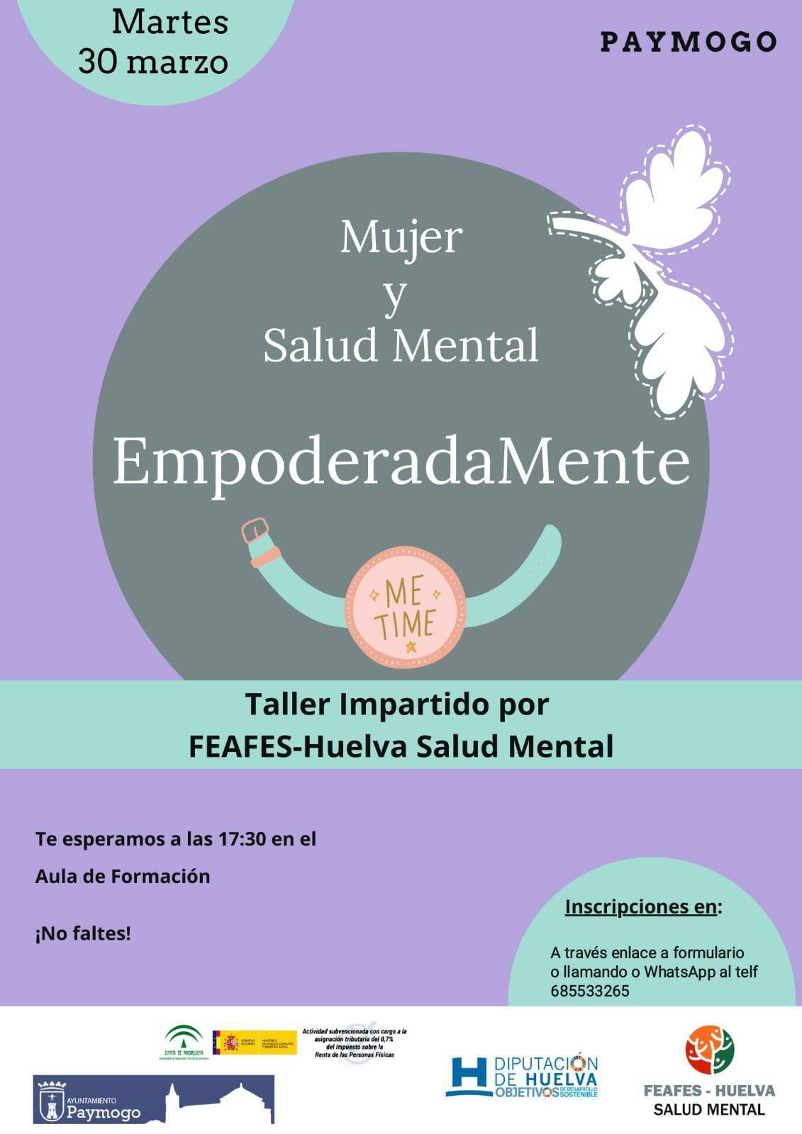 Taller de mujer y salud mental (2021) - Paymogo (Huelva)