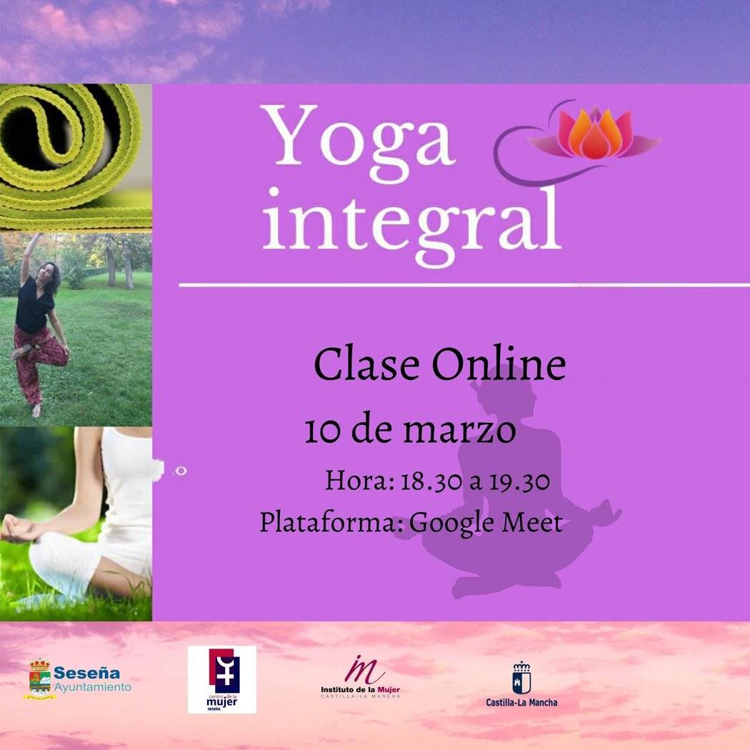 Taller de yoga integral online (marzo 2021) - Seseña (Toledo)
