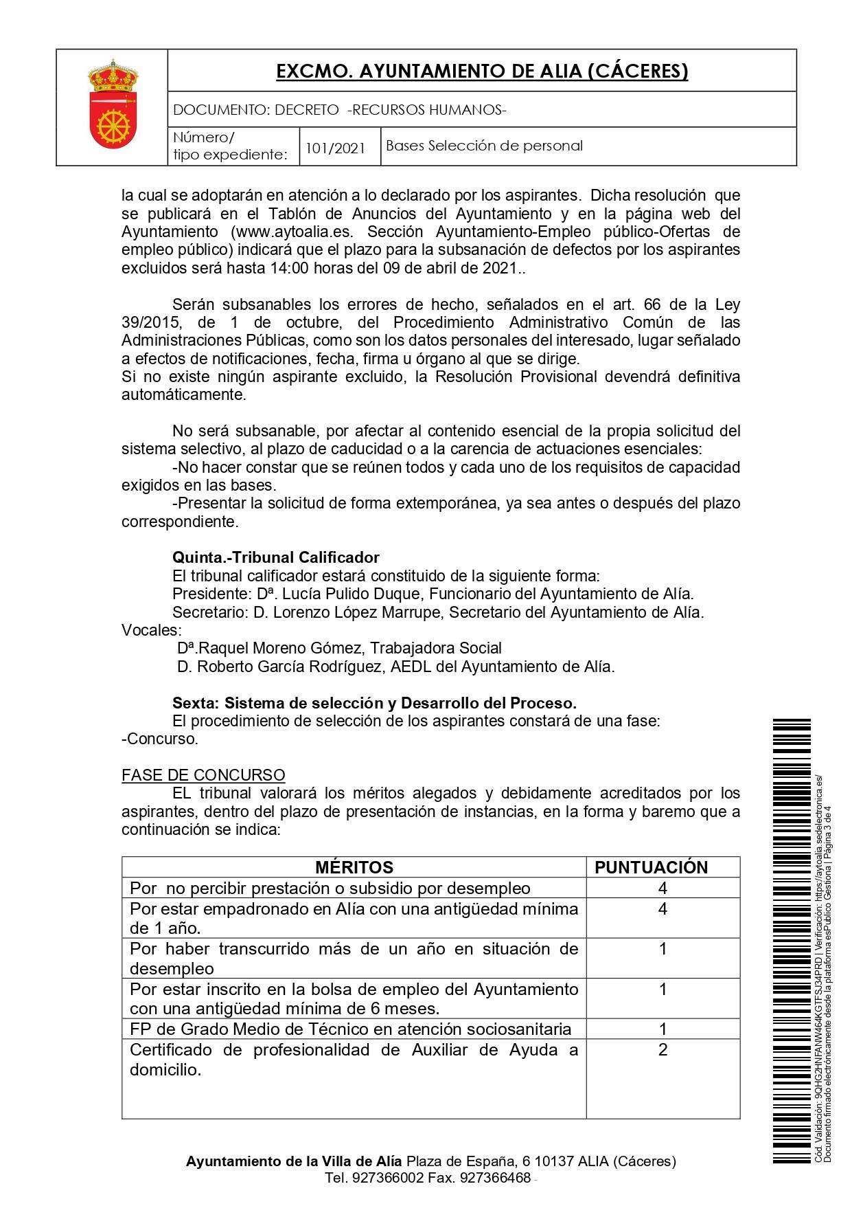 Auxiliar de ayuda a domicilio (2021) - Alía (Cáceres) 3