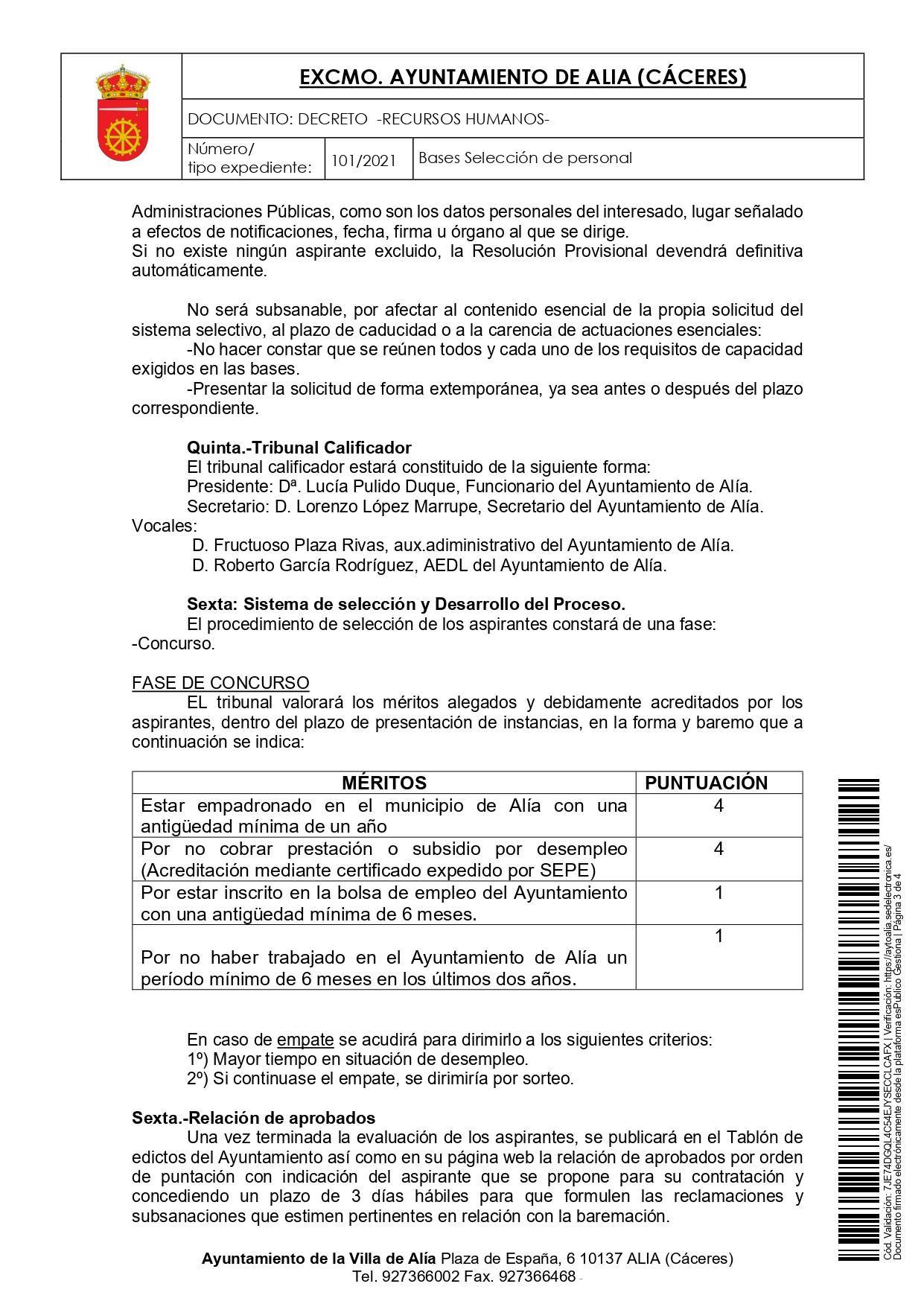 Peón de servicios múltiples (2021) - La Calera (Cáceres) 3