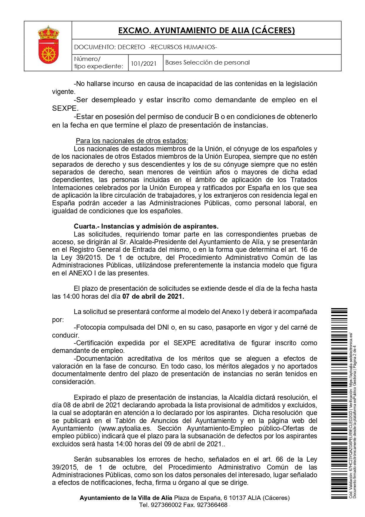 Peón de servicios múltiples (2021) - Poblado de Cíjara (Cáceres) 2