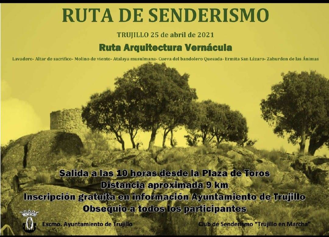 Ruta de senderismo (abril 2021) - Trujillo (Cáceres)