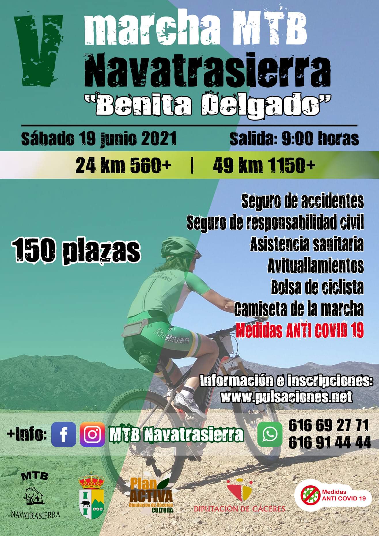 V marcha MTB Benita Delgado - Navatrasierra (Cáceres)