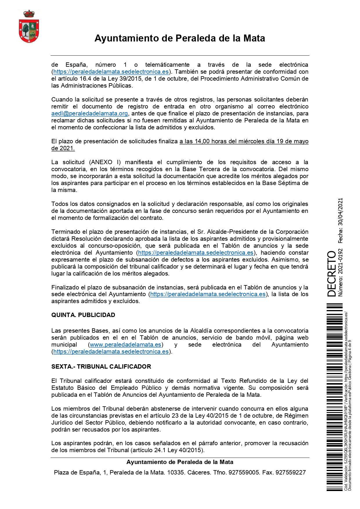 2 socorristas para la piscina municipal (2021) - Peraleda de la Mata (Cáceres) 4