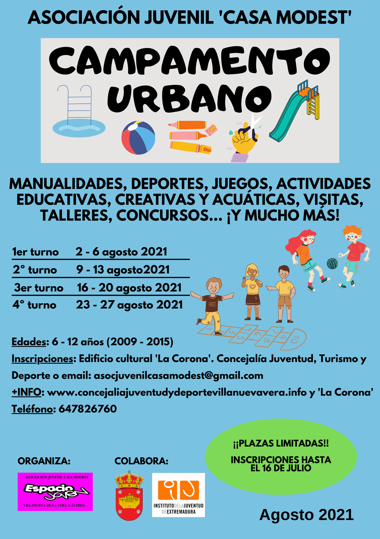 Campamento urbano de verano (2021) - Villanueva de la Vera (Cáceres)