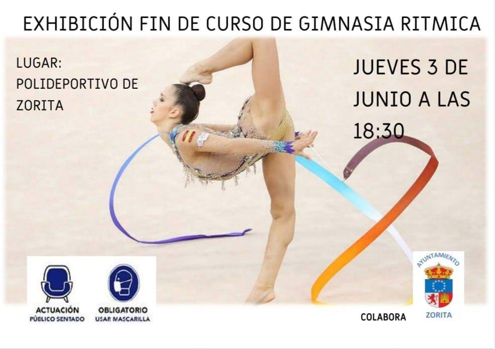 Exhibición fin de curso de gimnasia rítmica (2021) - Zorita (Cáceres)