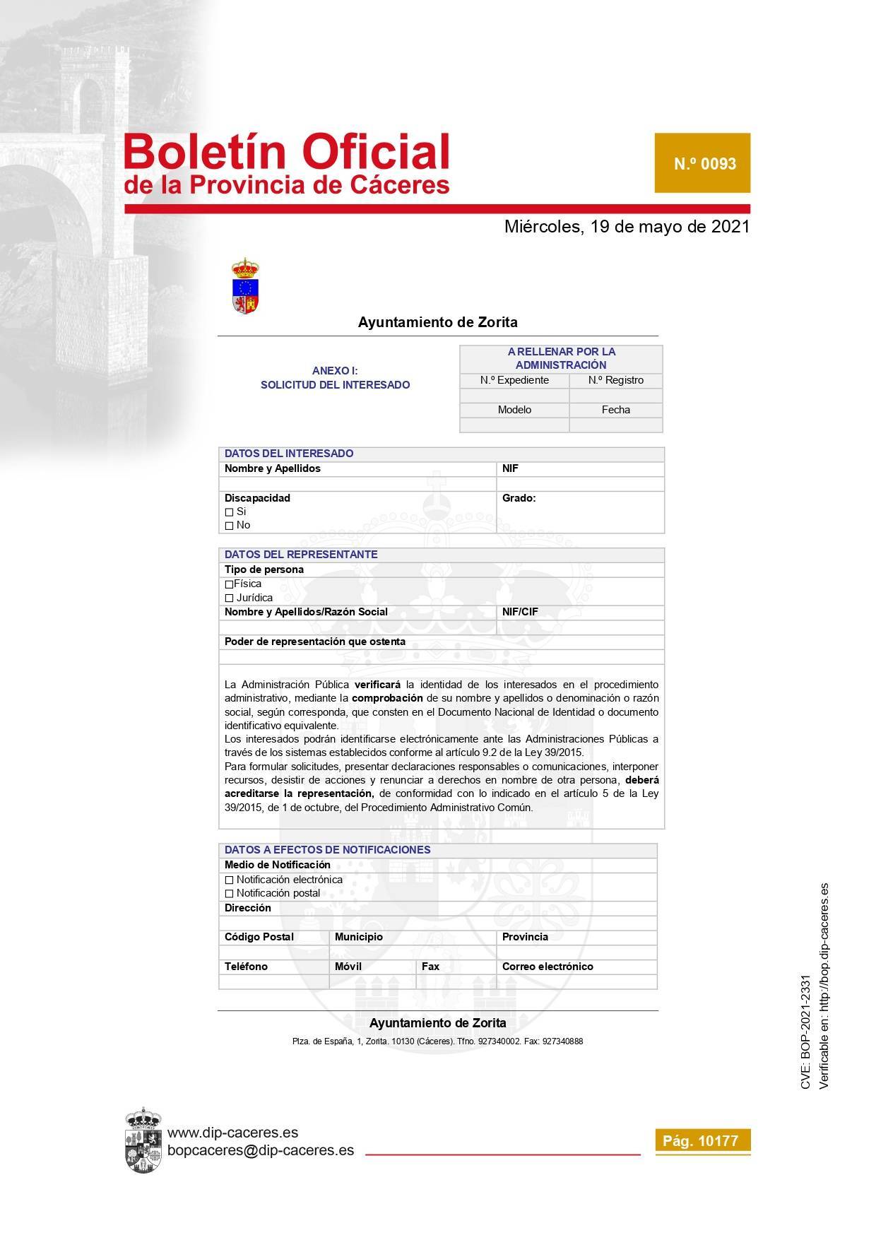 Técnico-a contable (2021) - Zorita (Cáceres) 11