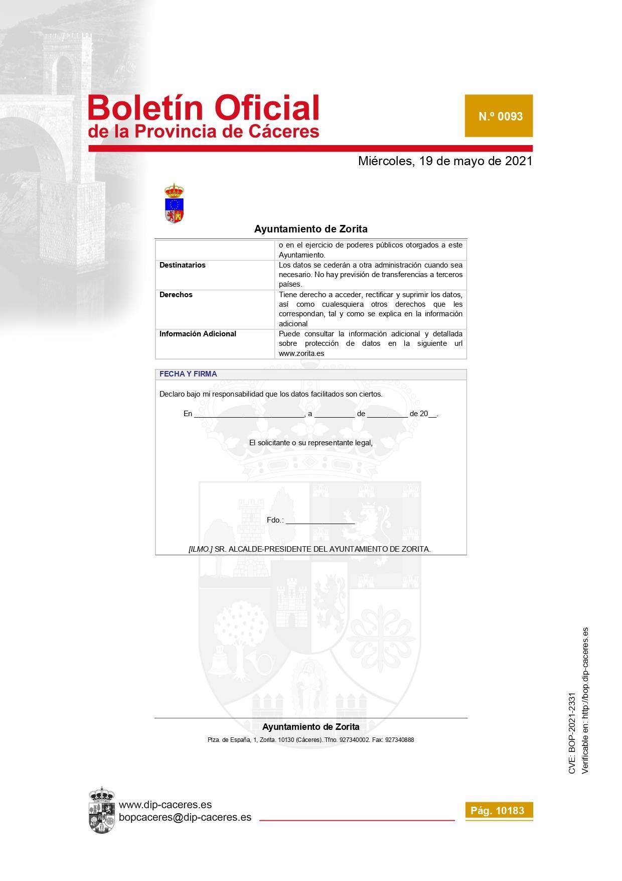 Técnico-a contable (2021) - Zorita (Cáceres) 17
