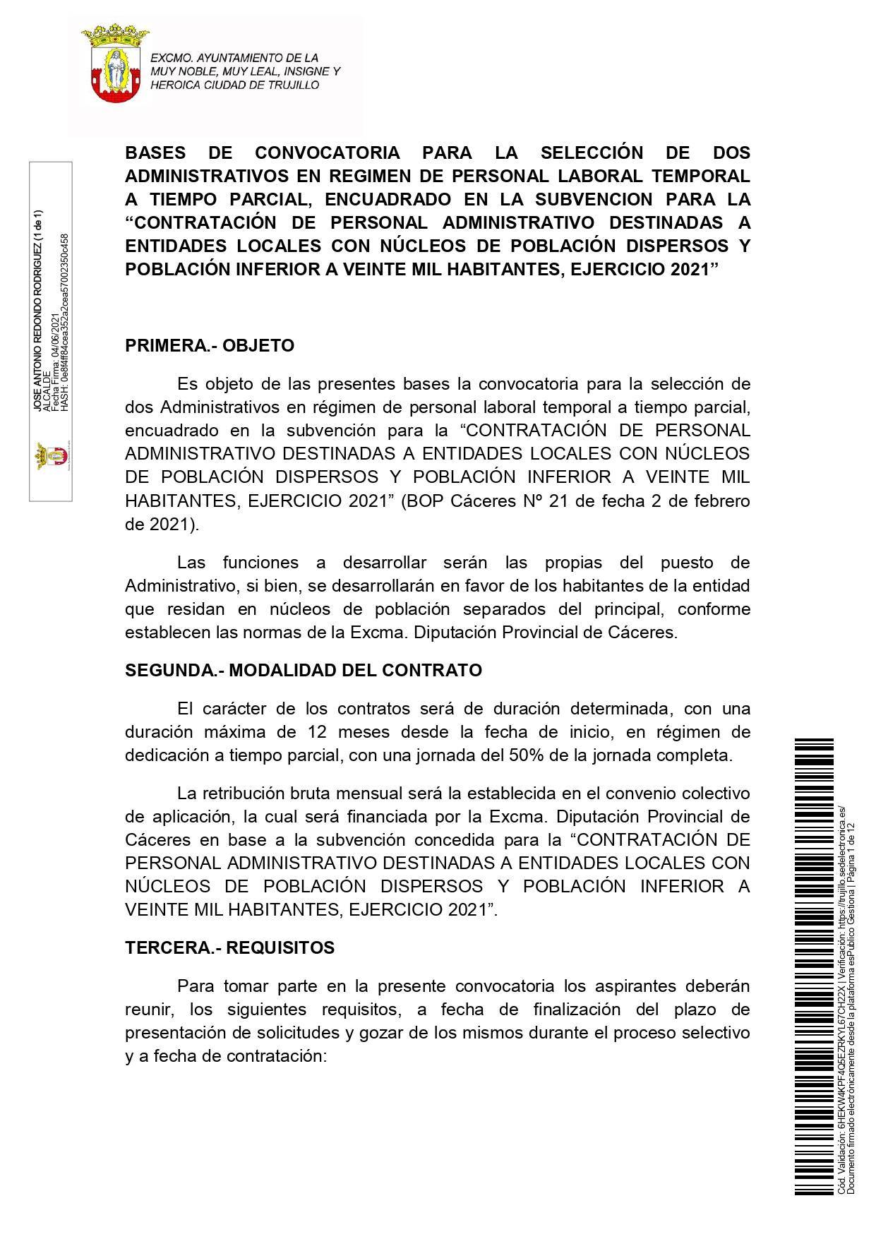 2 administrativos (2021) - Trujillo (Cáceres) 1