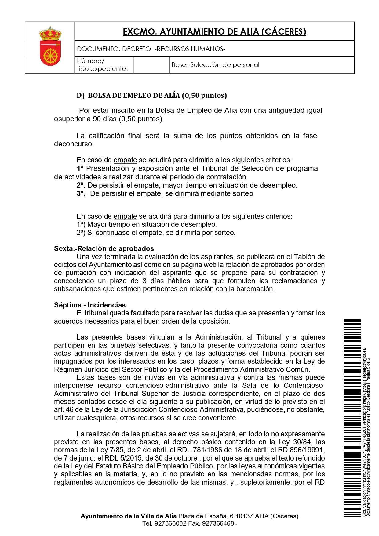 2 técnicos de dinamización sociocultural (2021) - Alía (Cáceres) 5